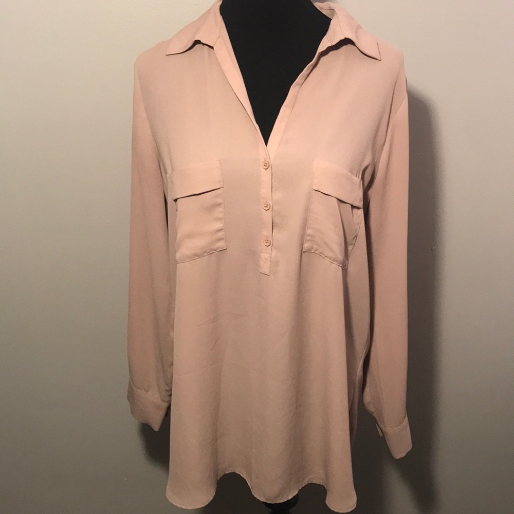 Pleione Nude Blouse